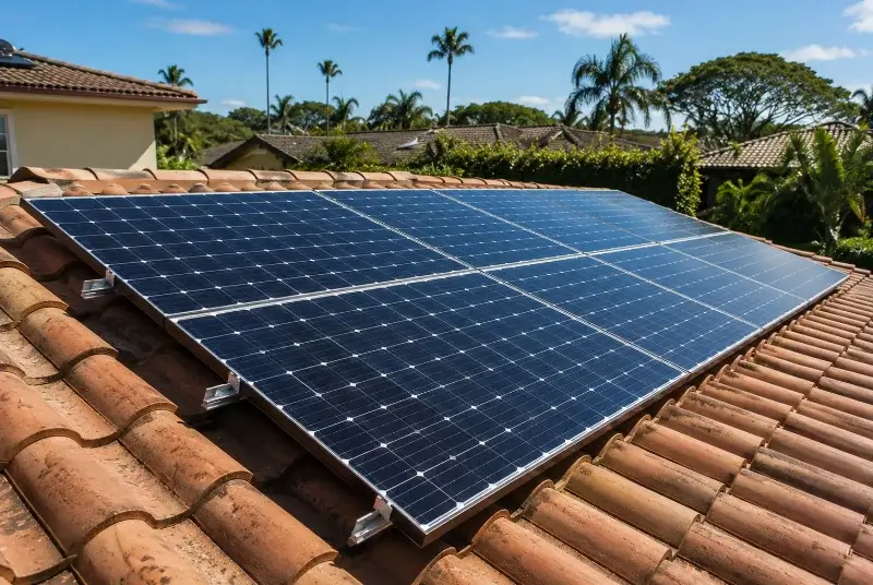 Installation de panneaux solaires à Sus